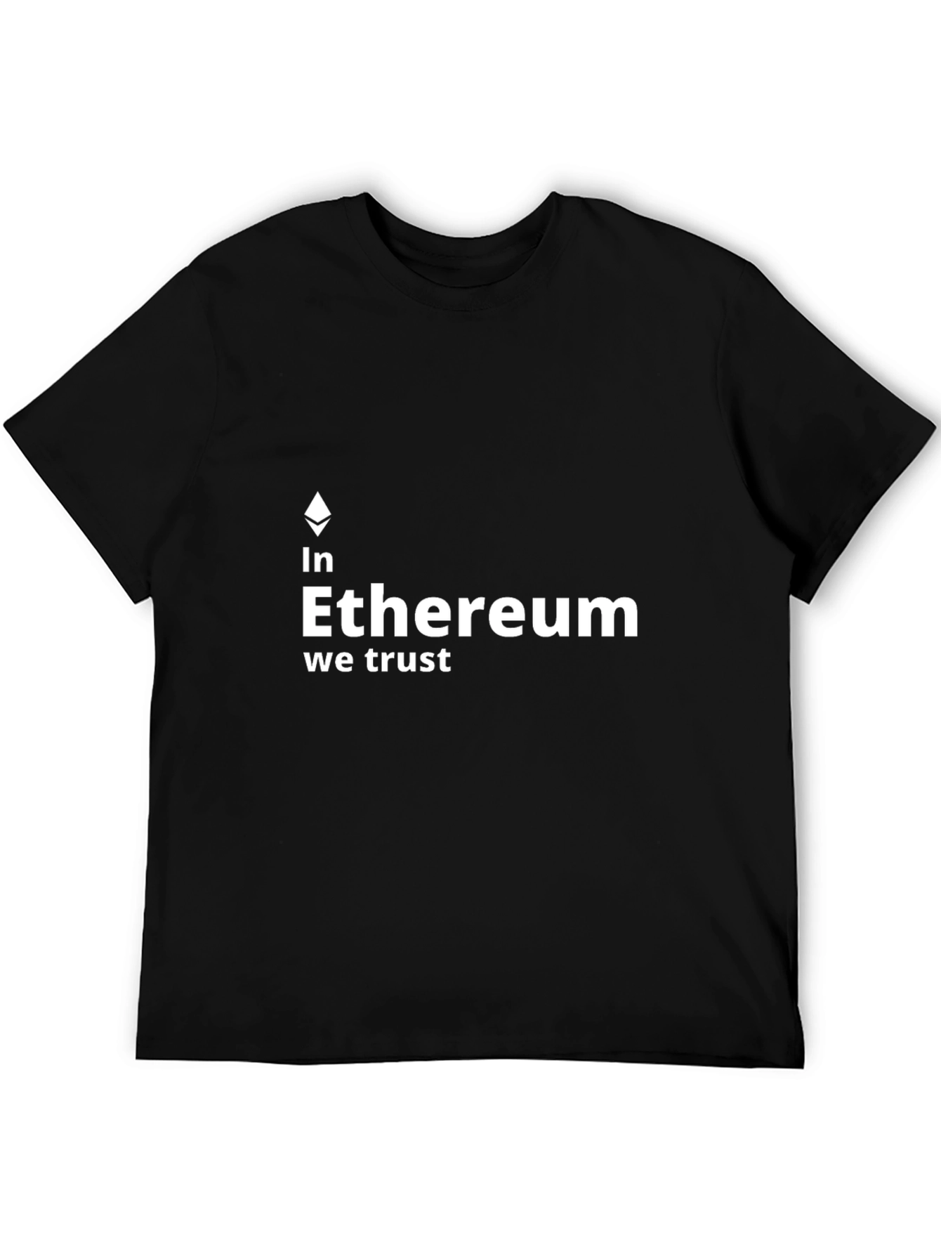 Ethereum We Trust Black T-Shirt - Crypto Fashion