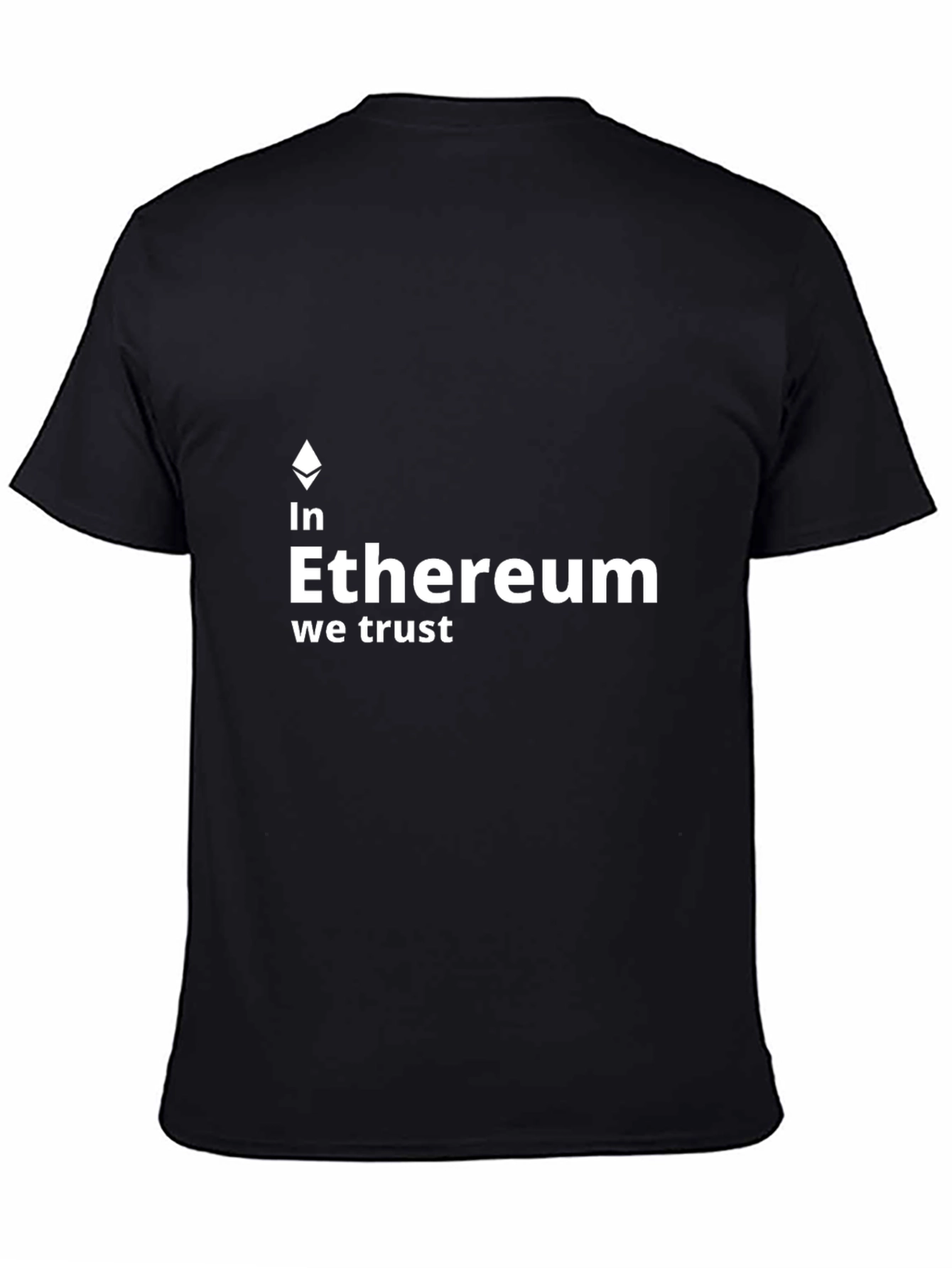 Ethereum We Trust Black T-Shirt - Crypto Fashion