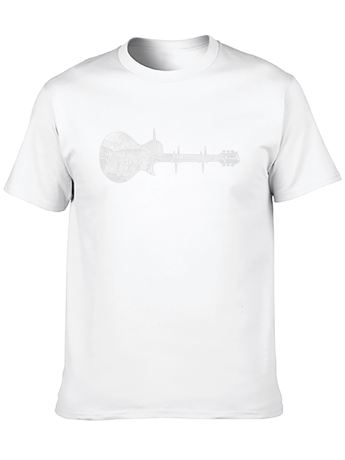 Guitar Heartbeat Graphic T-Shirt