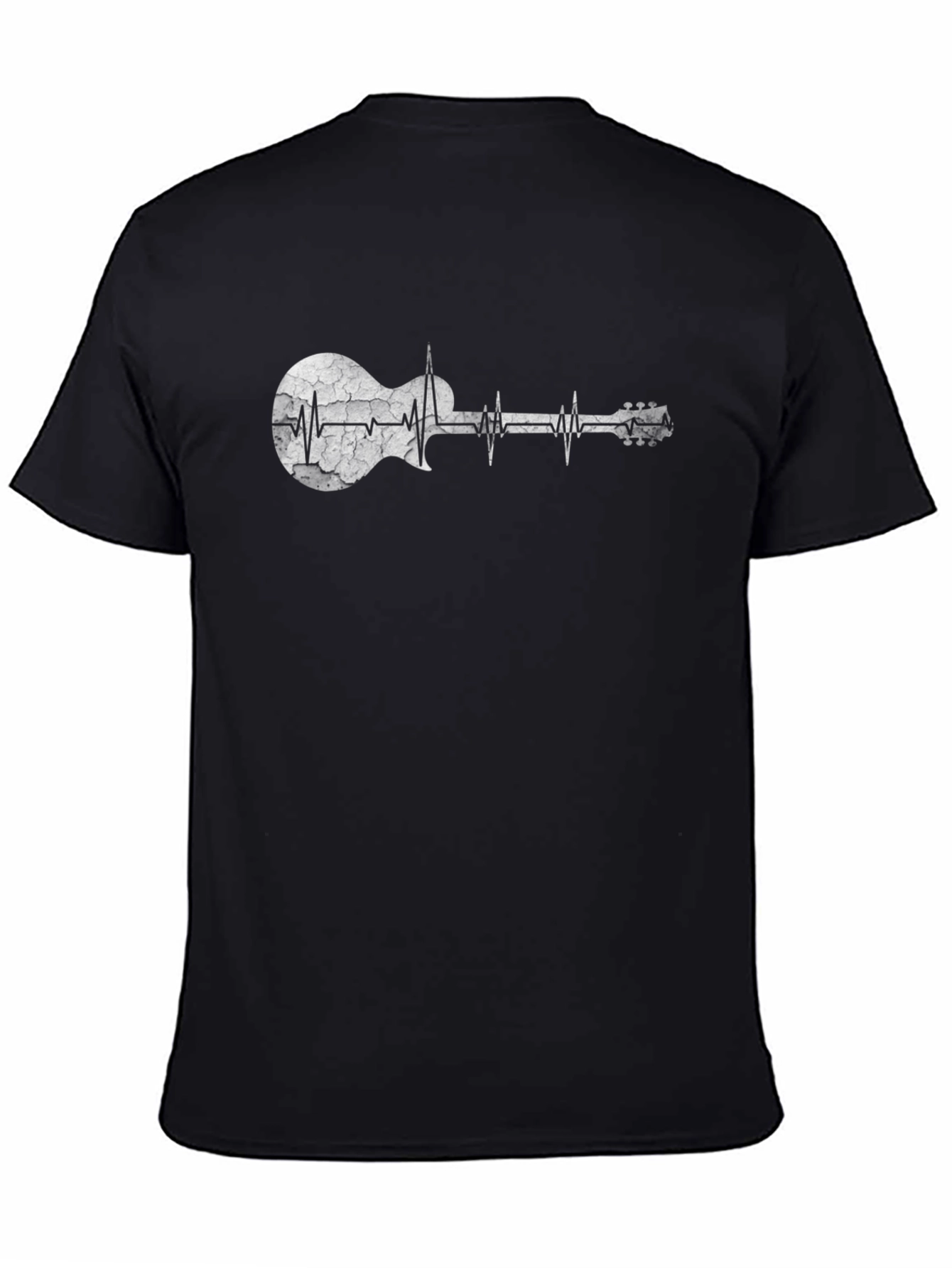 Guitar Heartbeat Graphic T-Shirt