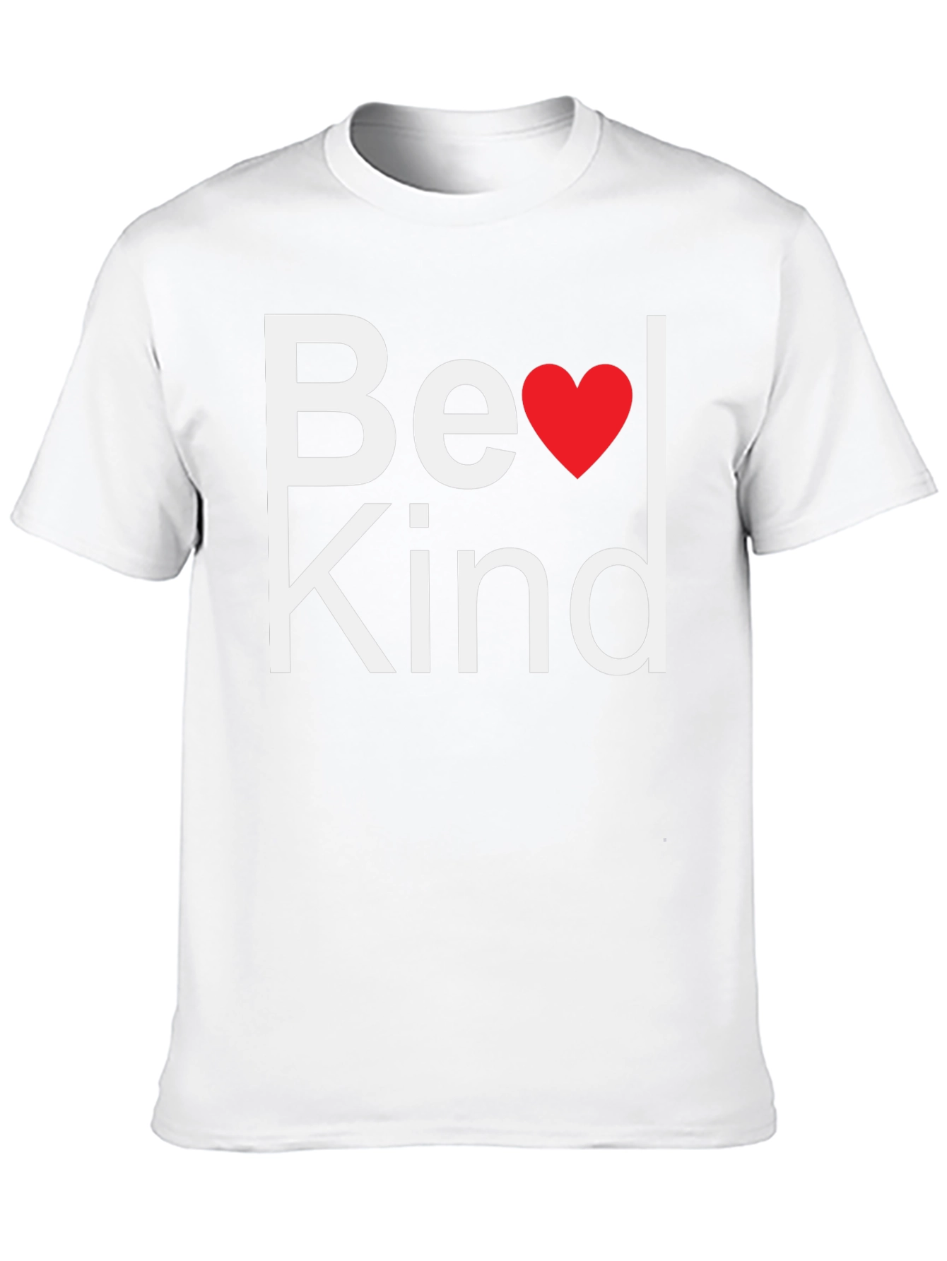 Be Kind Heart T-Shirt - Mens Black Tee