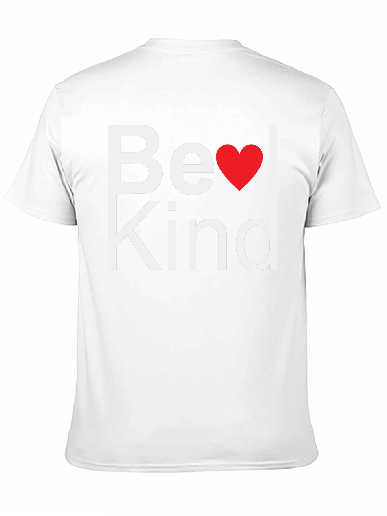 Be Kind Heart T-Shirt - Mens Black Tee