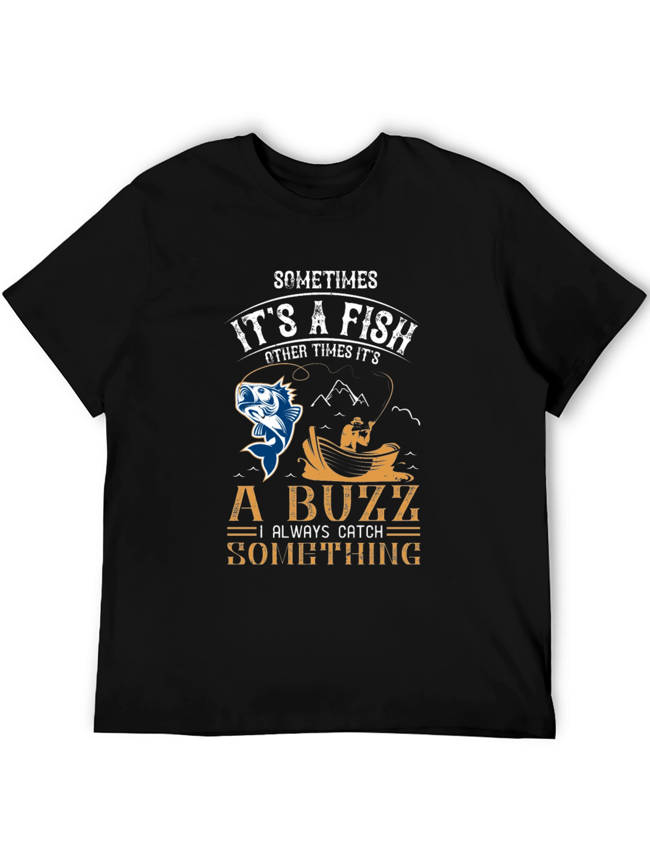Fishing Humor T-Shirt - Catch a Buzz