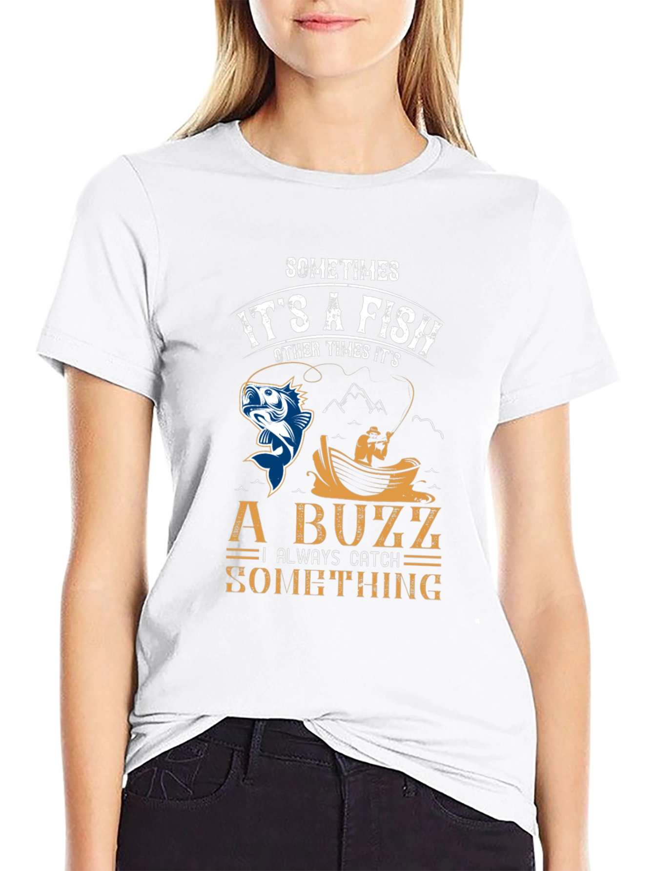 Fishing Humor T-Shirt - Catch a Buzz