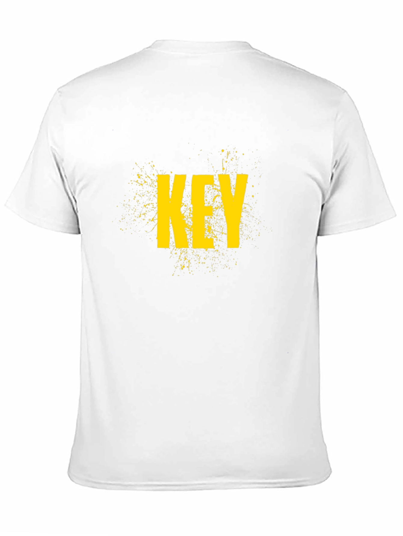 Graphic Print T-Shirt - Key Yellow