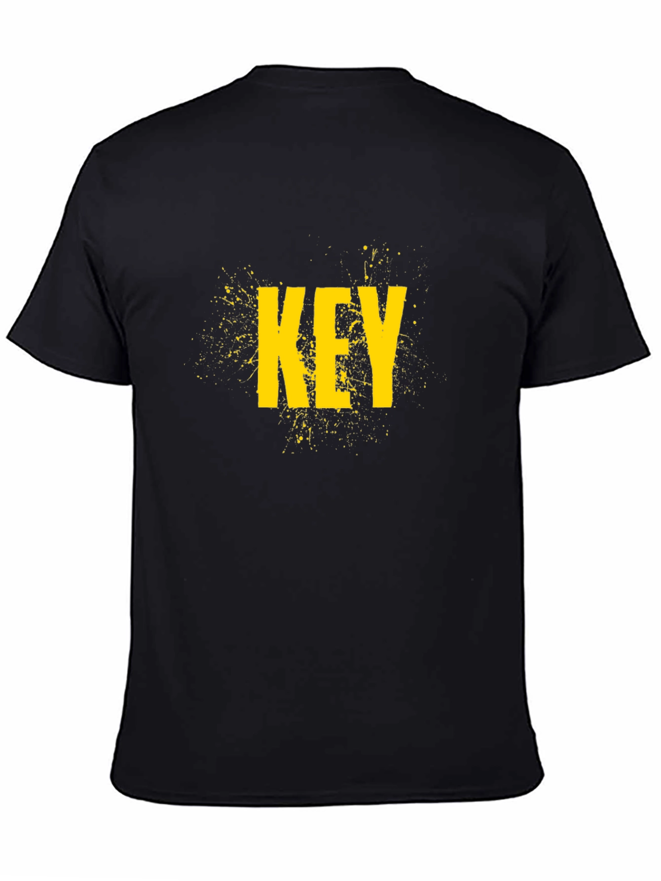 Graphic Print T-Shirt - Key Yellow