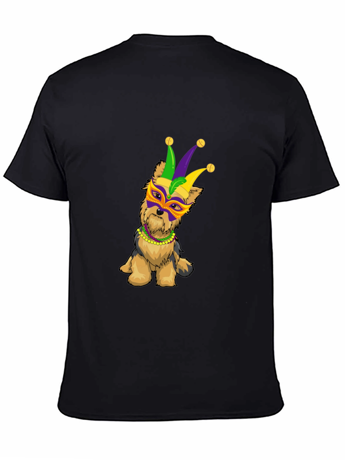 Mardi Gras Dog T-Shirt - Festive Puppy Tee
