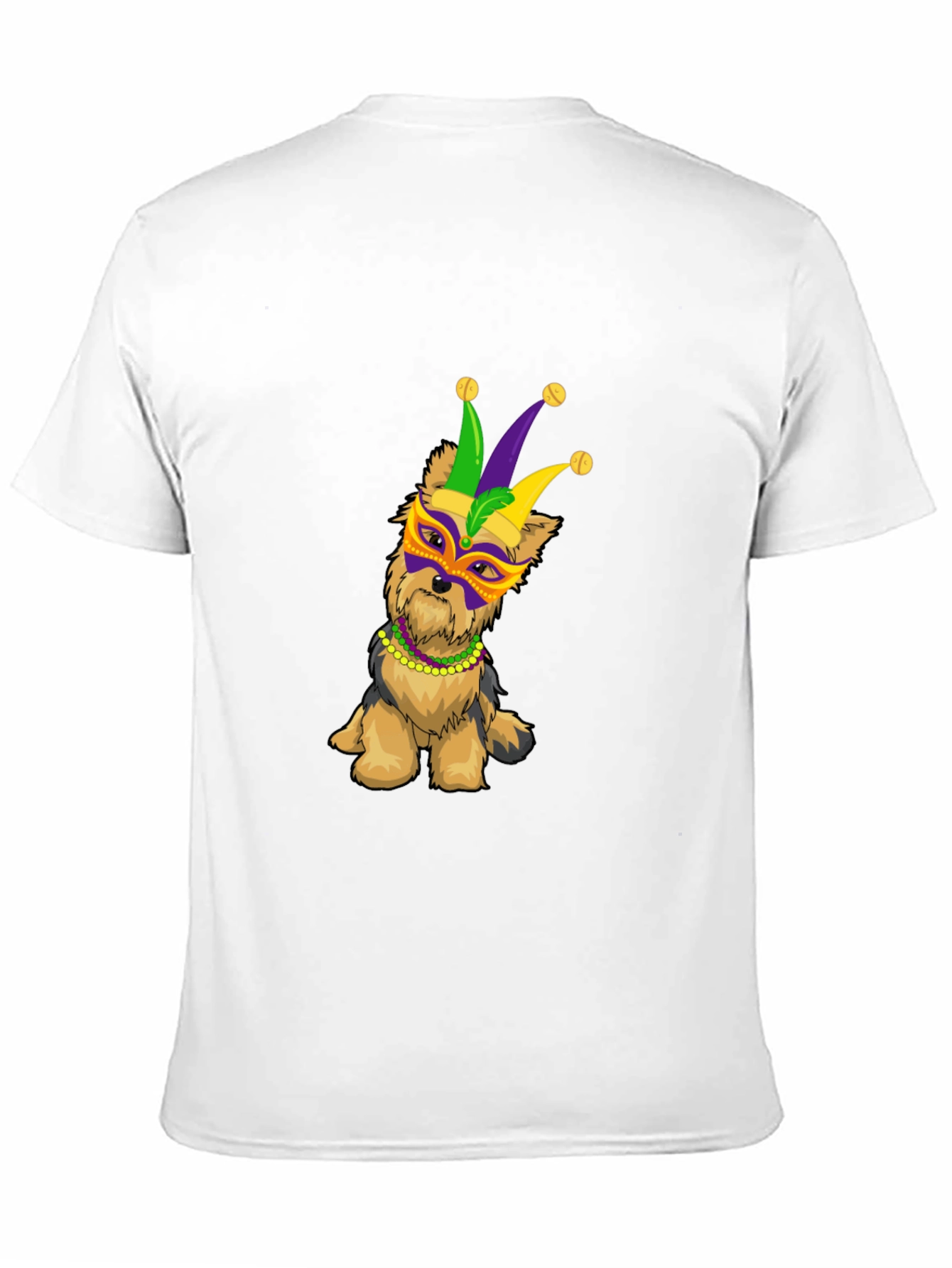Mardi Gras Dog T-Shirt - Festive Puppy Tee