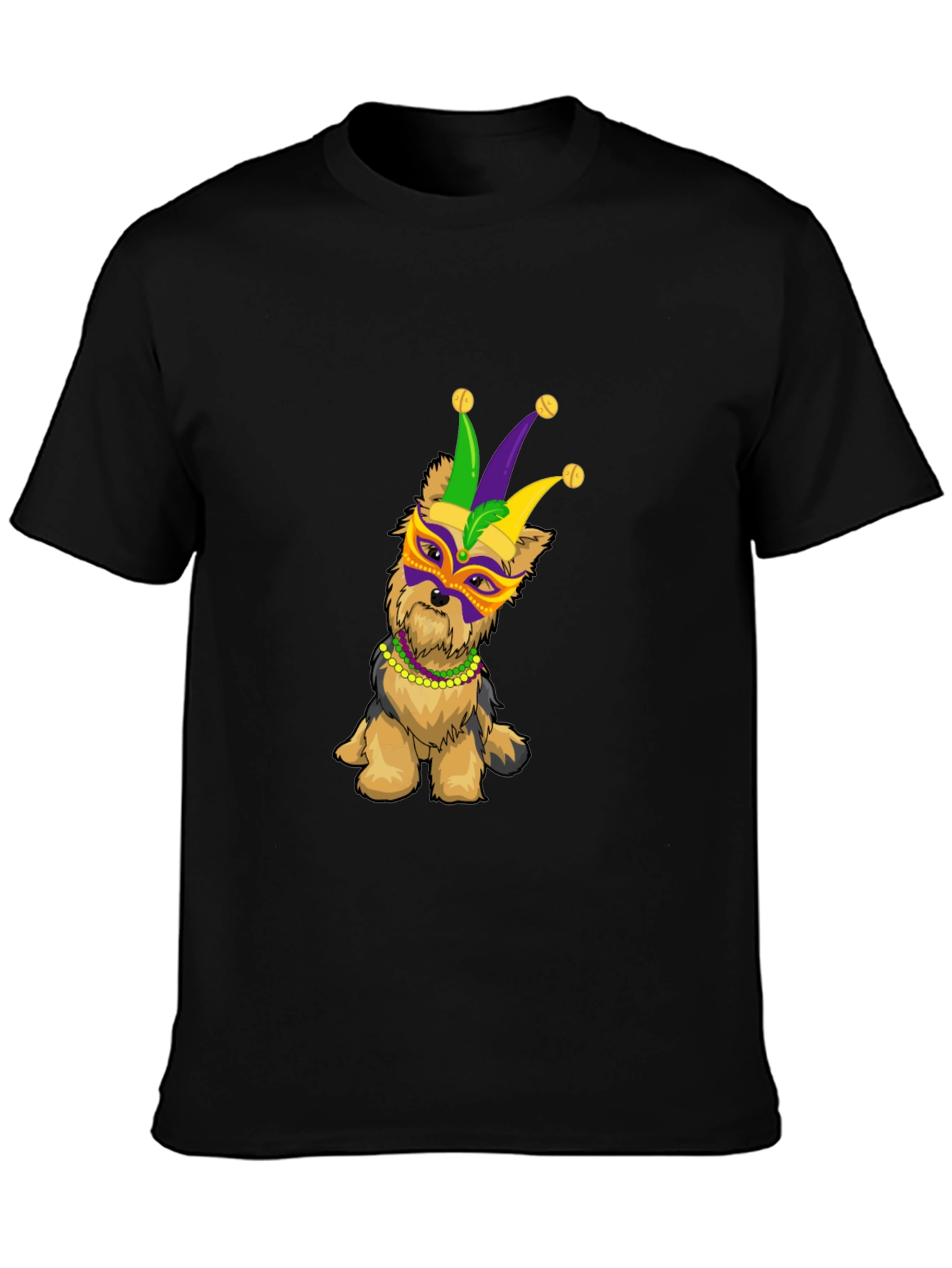 Mardi Gras Dog T-Shirt - Festive Puppy Tee