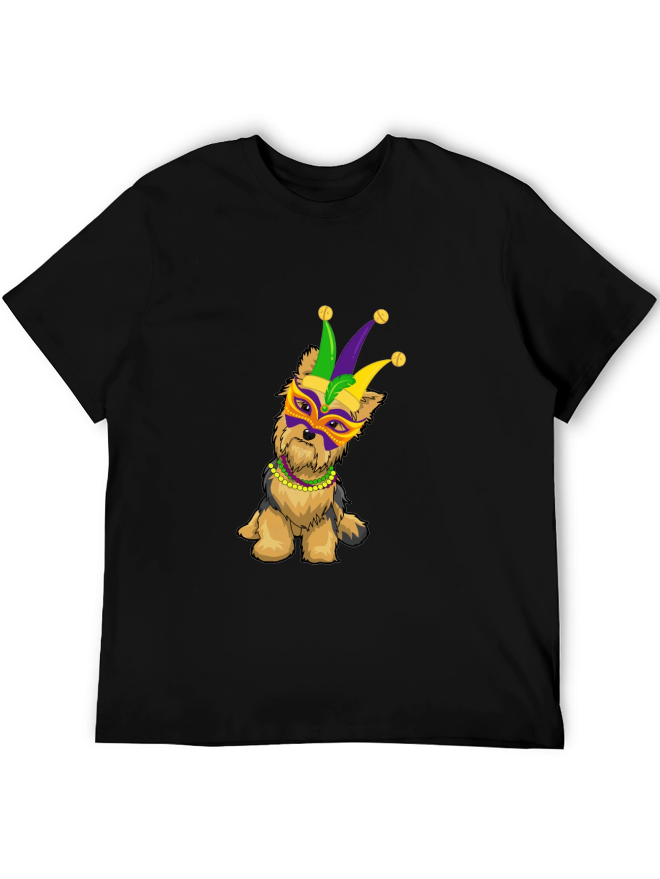 Mardi Gras Dog T-Shirt - Festive Puppy Tee