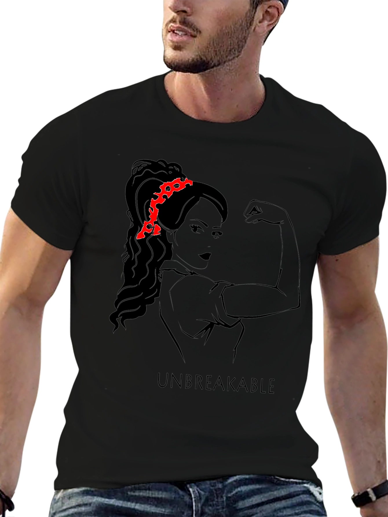 Unbreakable Rosie the Riveter Graphic Tee