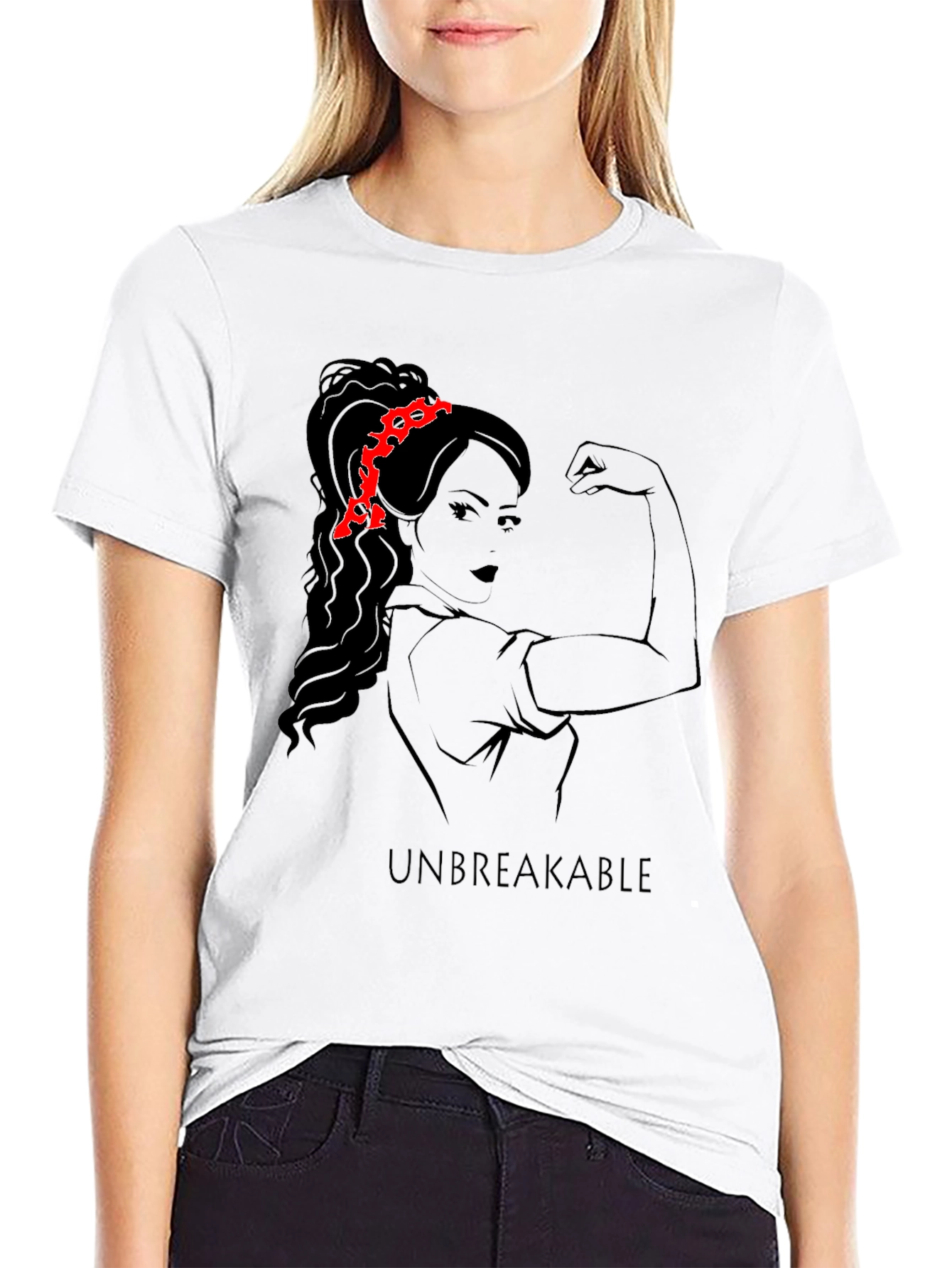 Unbreakable Rosie the Riveter Graphic Tee