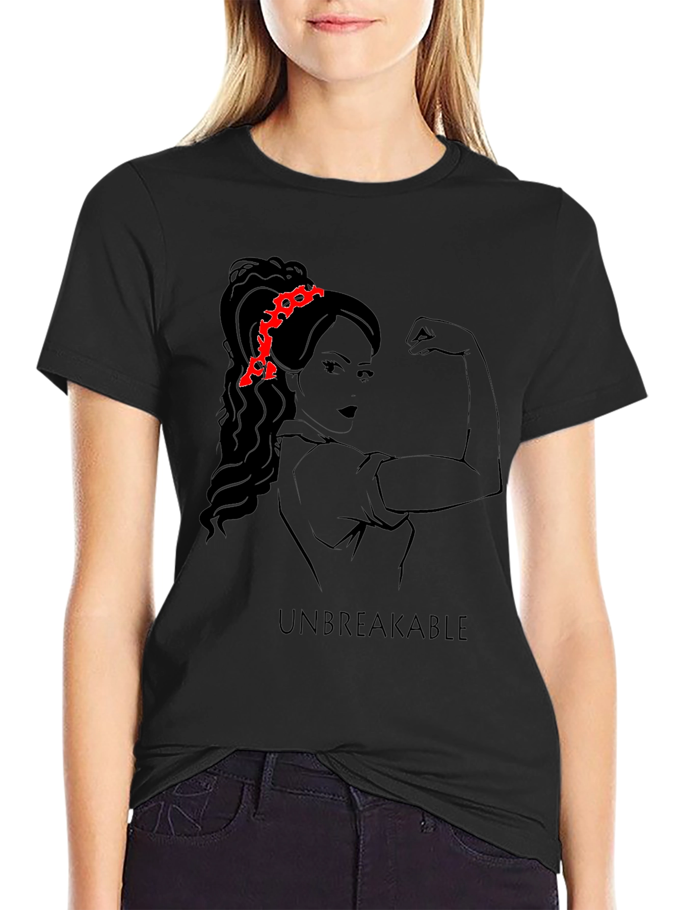 Unbreakable Rosie the Riveter Graphic Tee