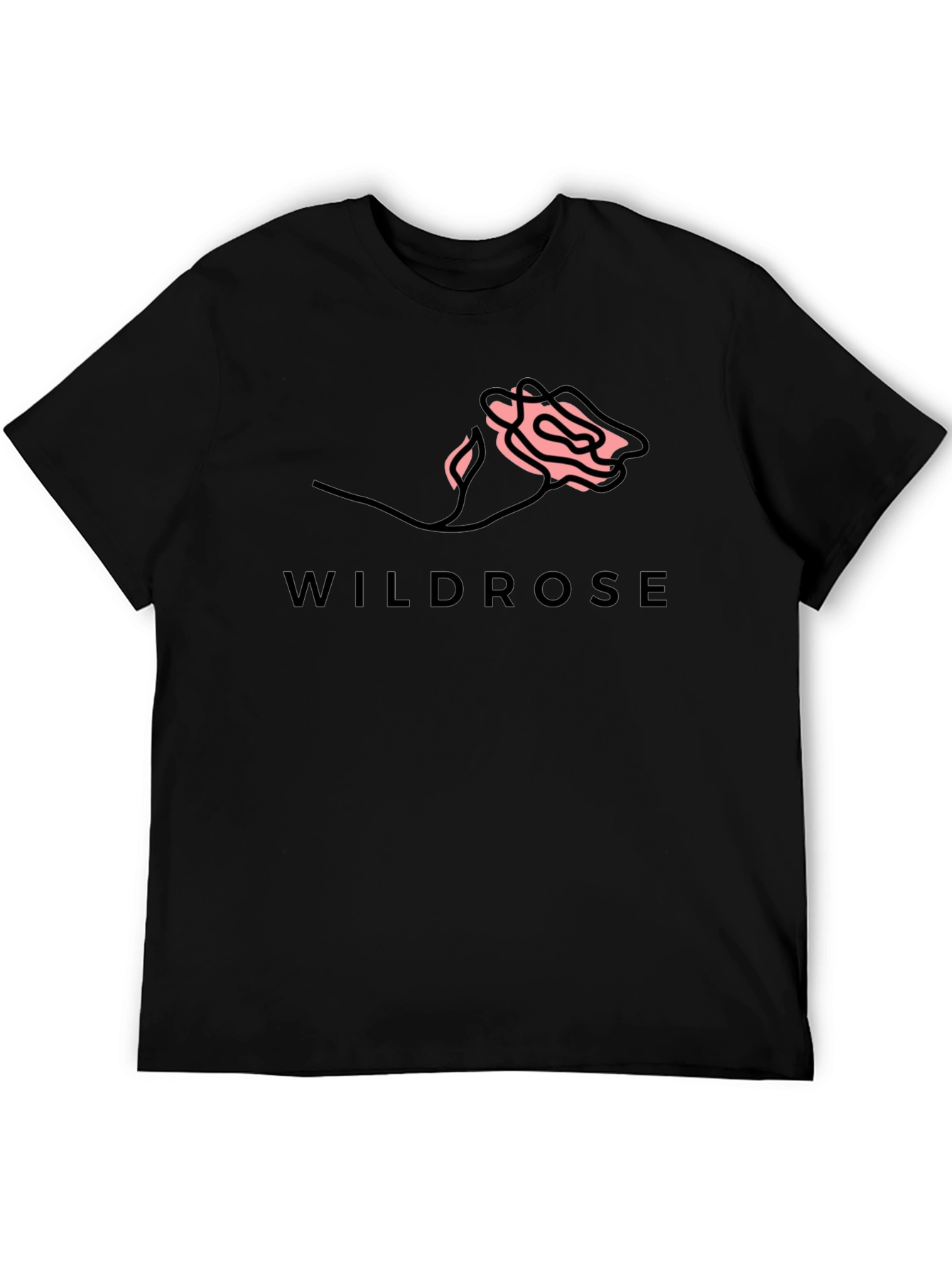 Wildrose Graphic T-Shirt - Black