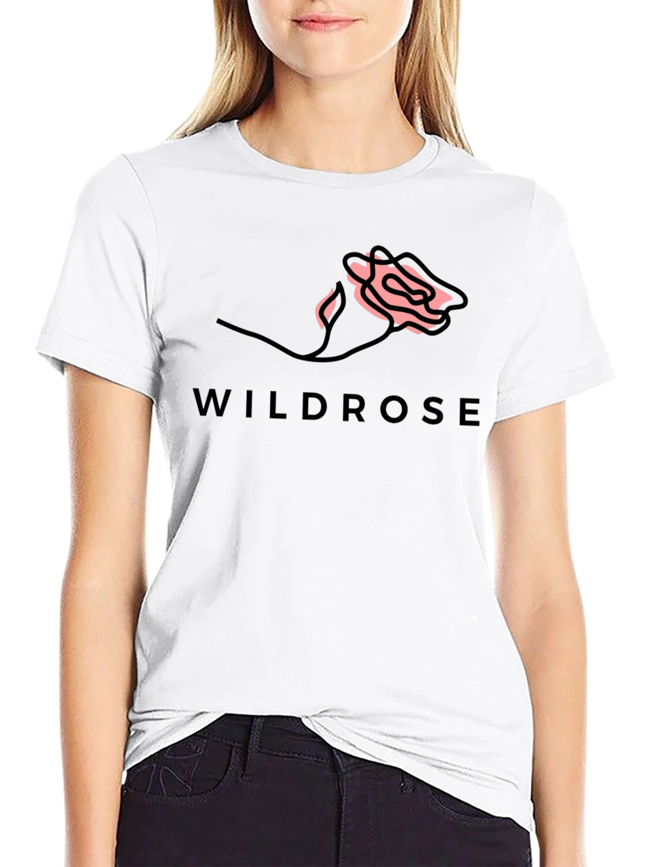 Wildrose Graphic T-Shirt - Black