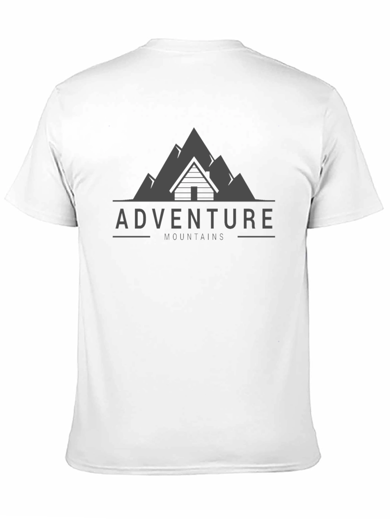Adventure Mountains Graphic Tee - Black