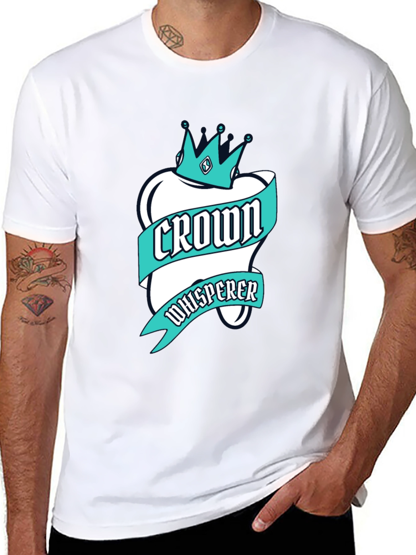 Crown Whisperer Graphic T-Shirt - Dental Theme