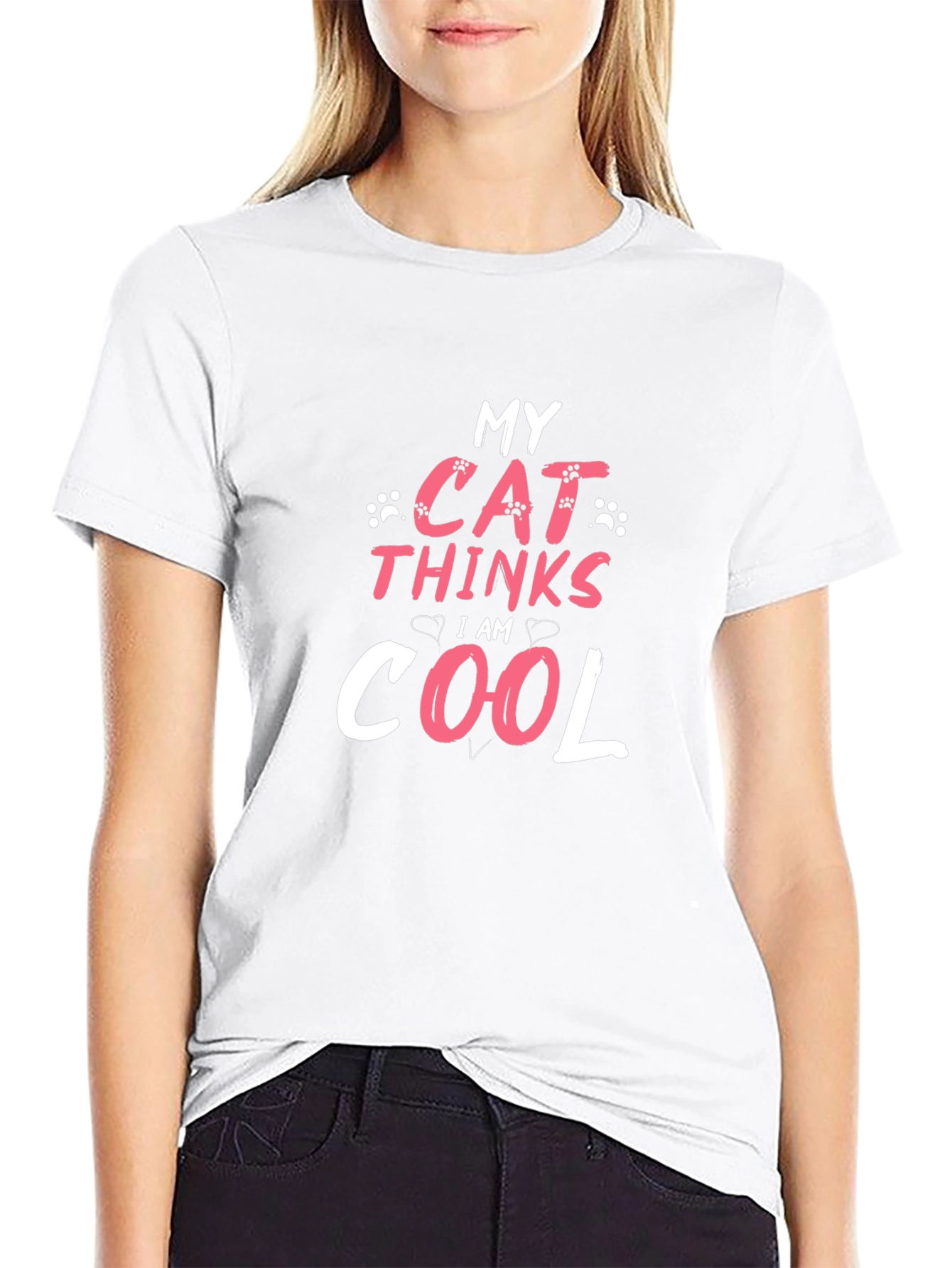 My Cat Thinks I Am Cool Graphic Tee
