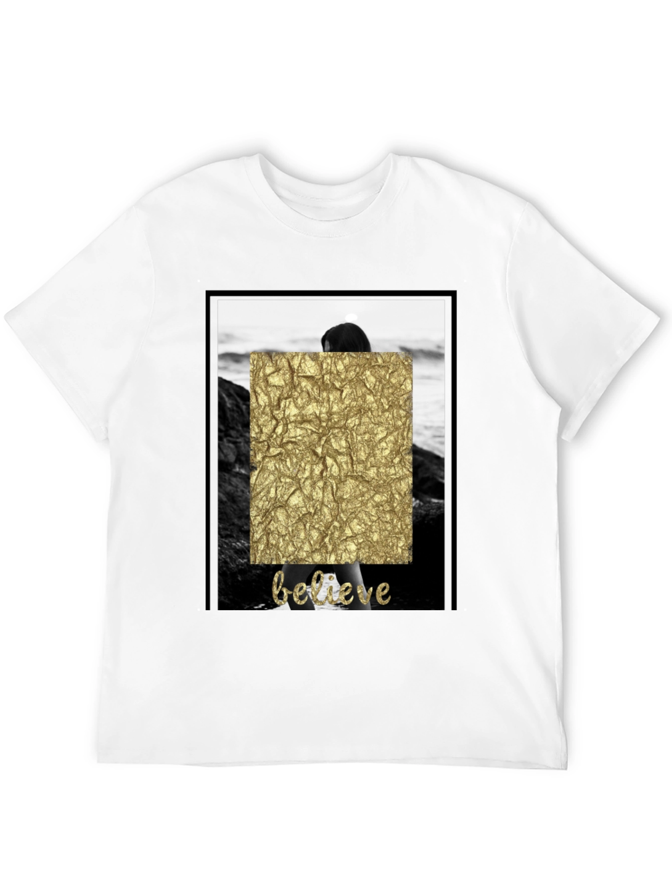 Believe Graphic Tee - Stylish Crew Neck T-Shirt