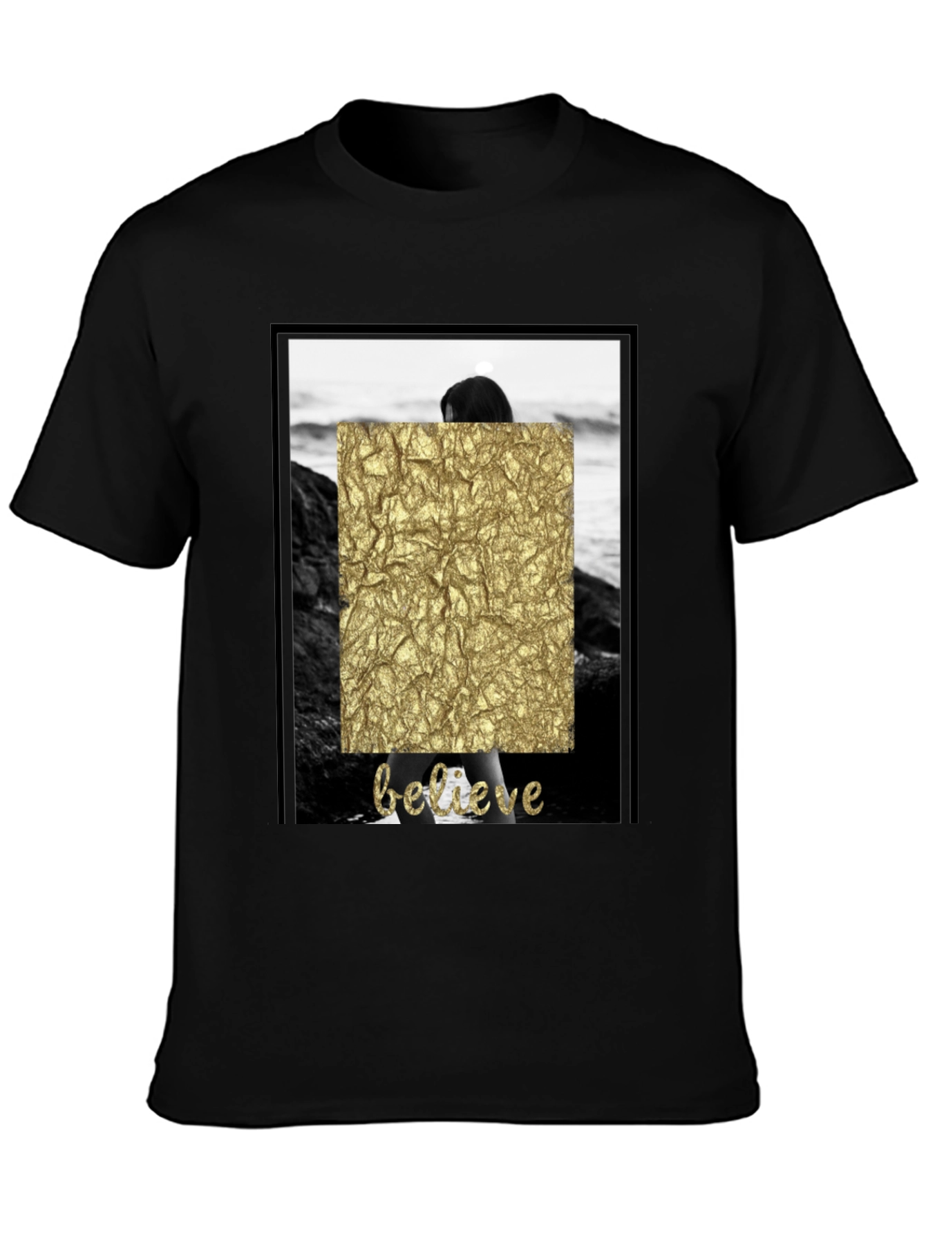 Believe Graphic Tee - Stylish Crew Neck T-Shirt