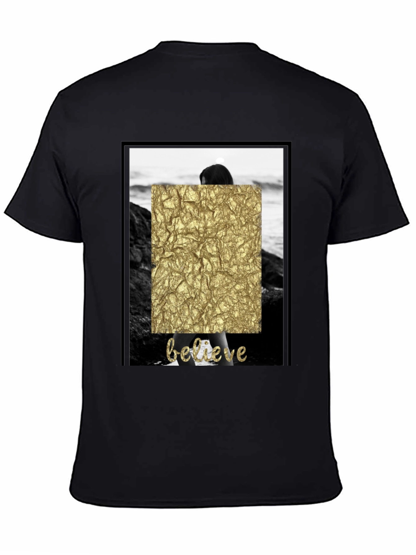 Believe Graphic Tee - Stylish Crew Neck T-Shirt