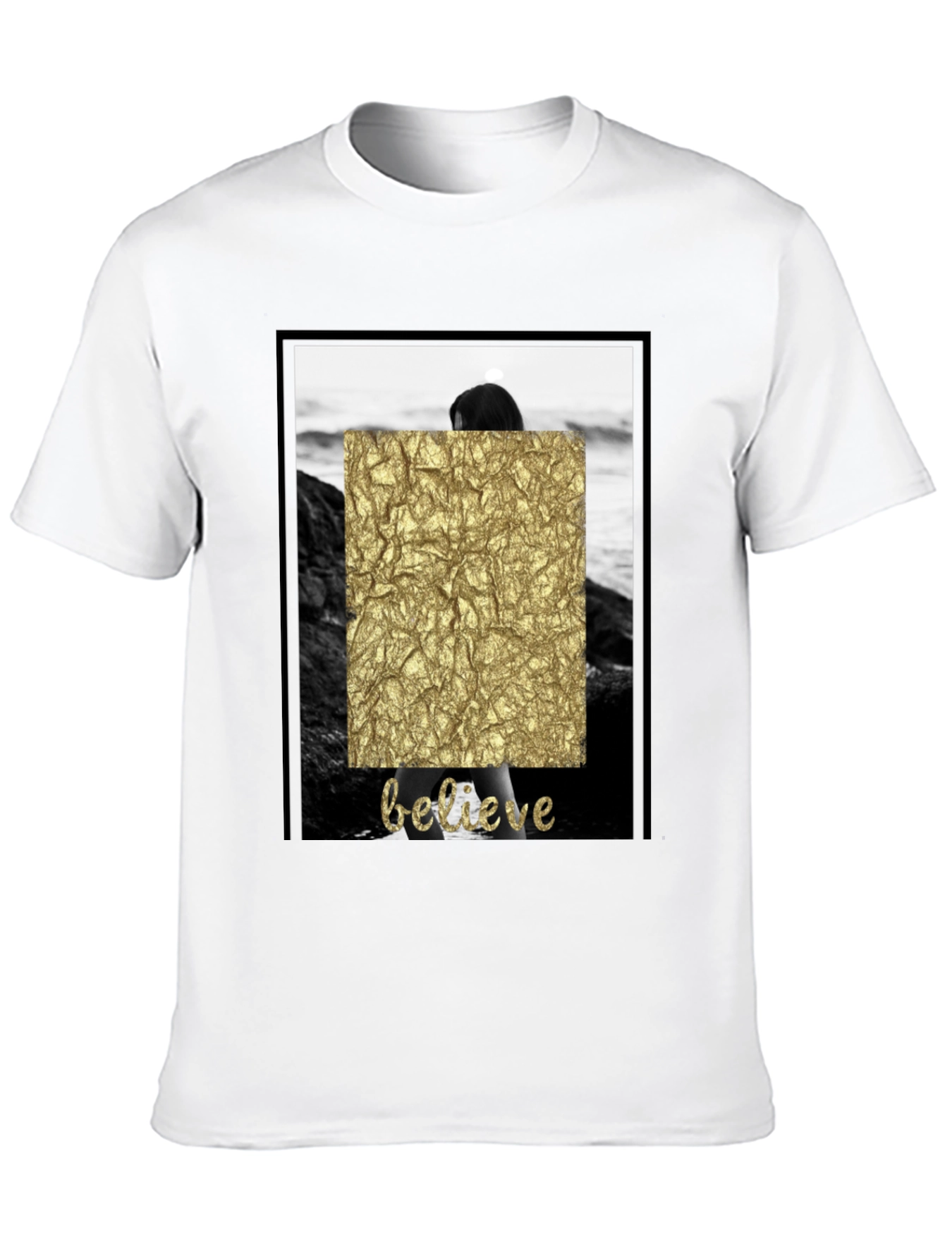 Believe Graphic Tee - Stylish Crew Neck T-Shirt