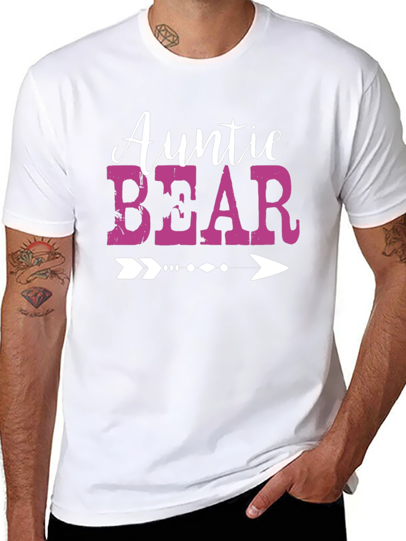 Auntie Bear Graphic T-Shirt