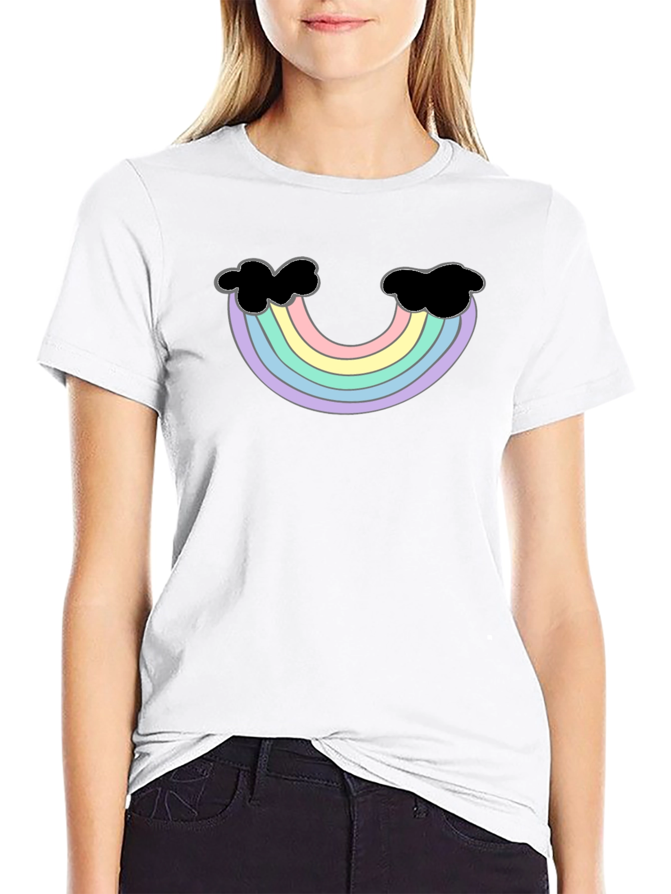 Pastel Rainbow T-Shirt - Unique Design