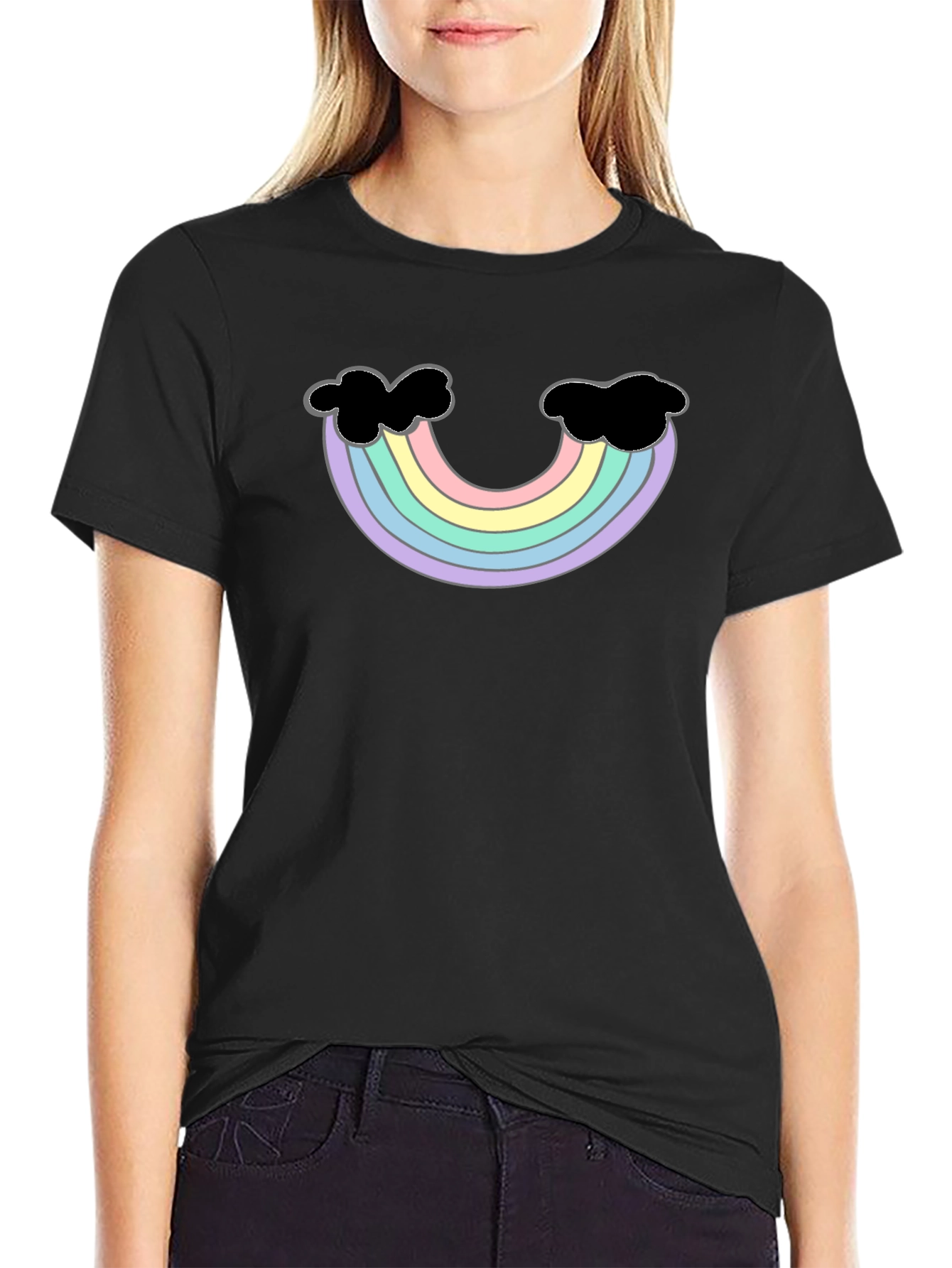 Pastel Rainbow T-Shirt - Unique Design