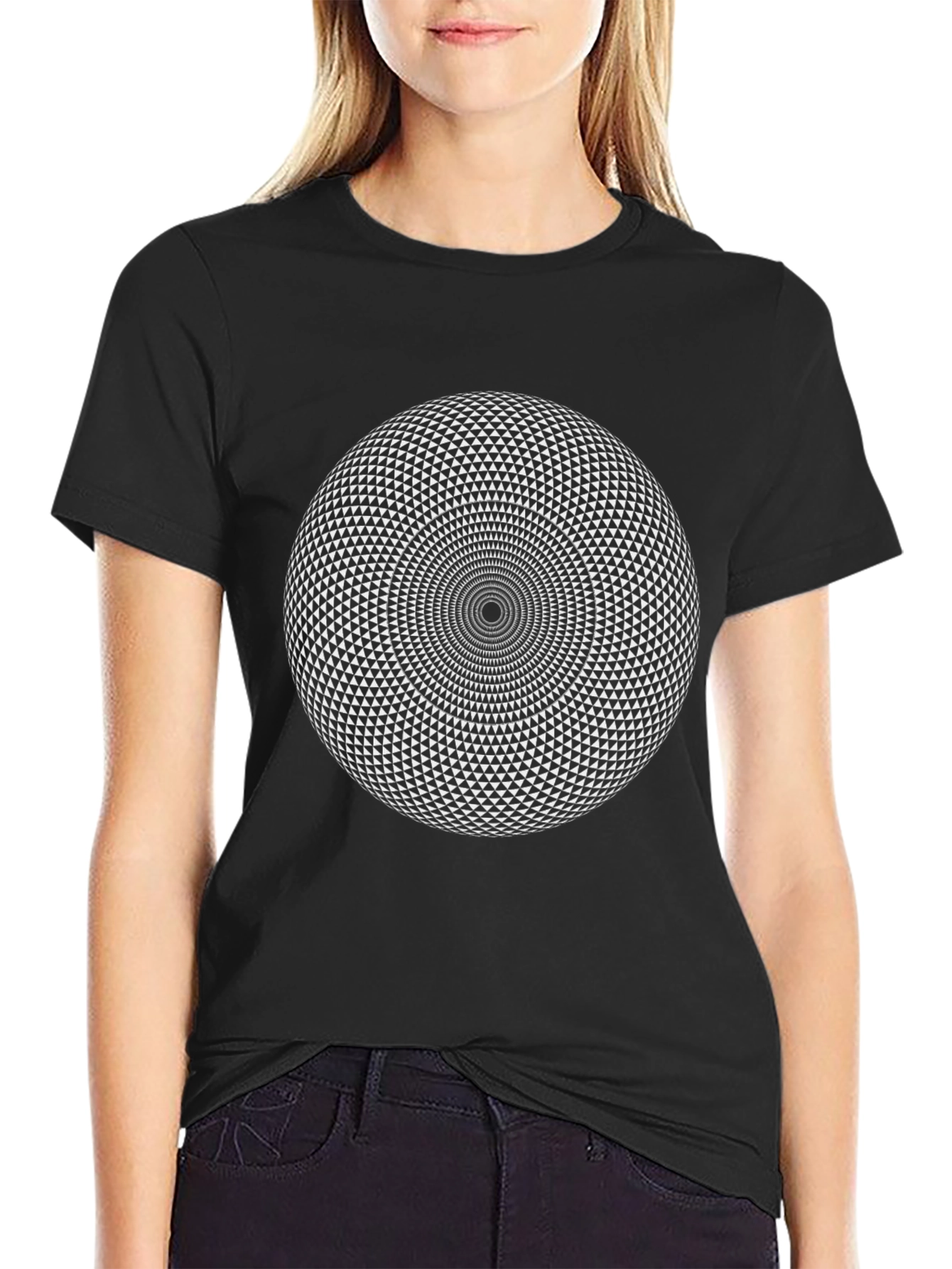 Hypnotic Illusion Graphic Tee