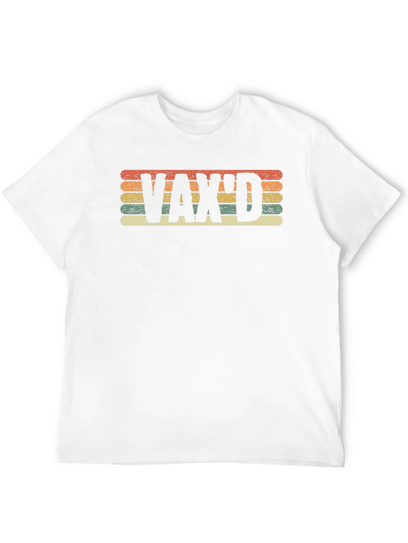 Vaxd Graphic T-Shirt - Retro Style Vaccinated Tee