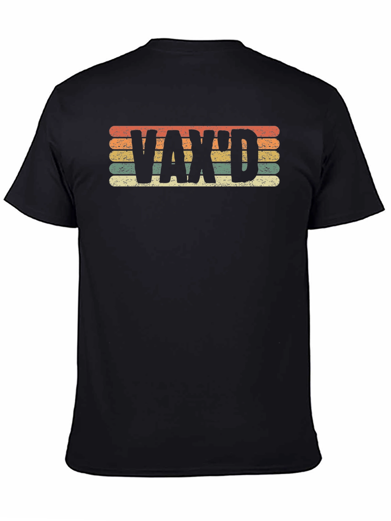 Vaxd Graphic T-Shirt - Retro Style Vaccinated Tee