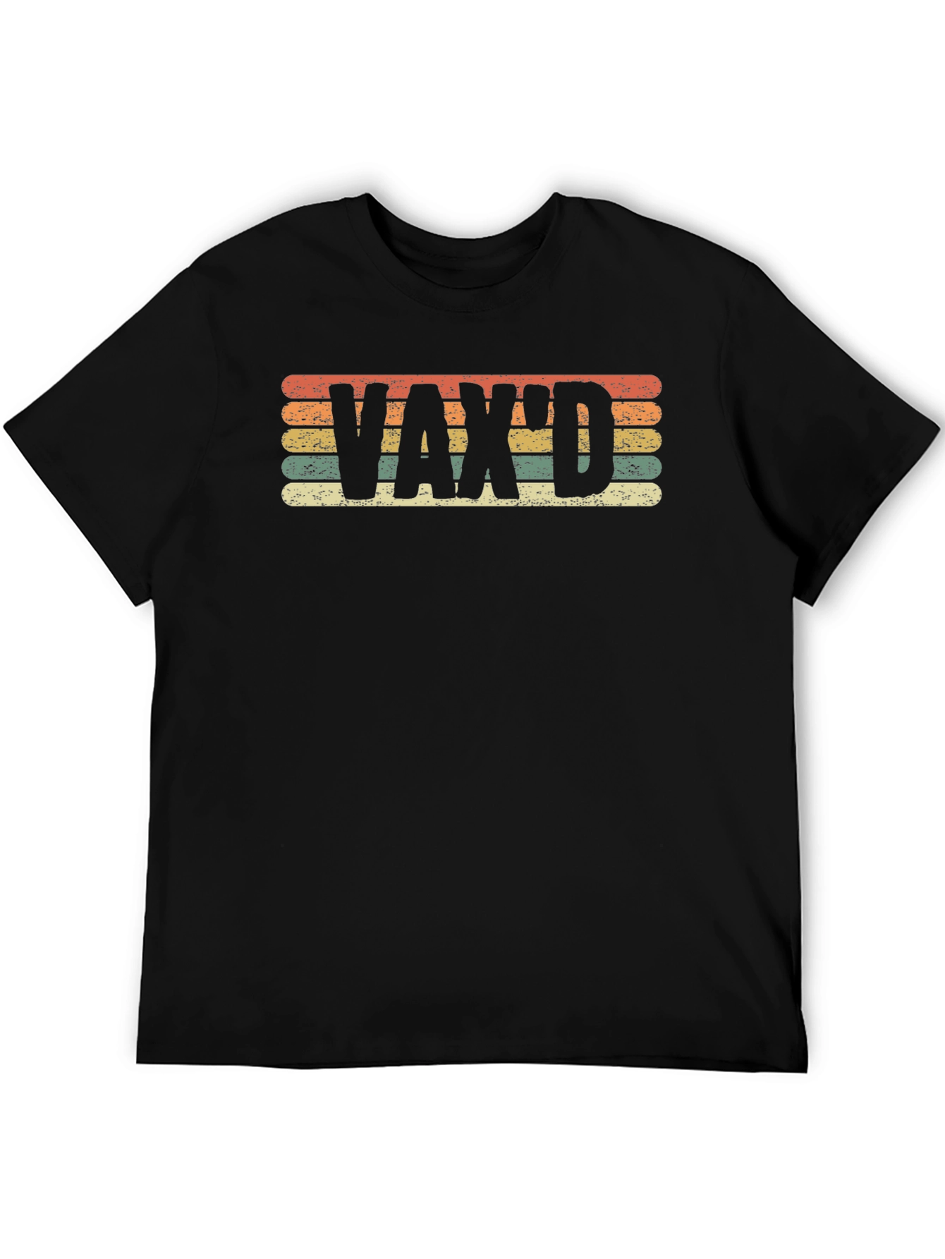 Vaxd Graphic T-Shirt - Retro Style Vaccinated Tee