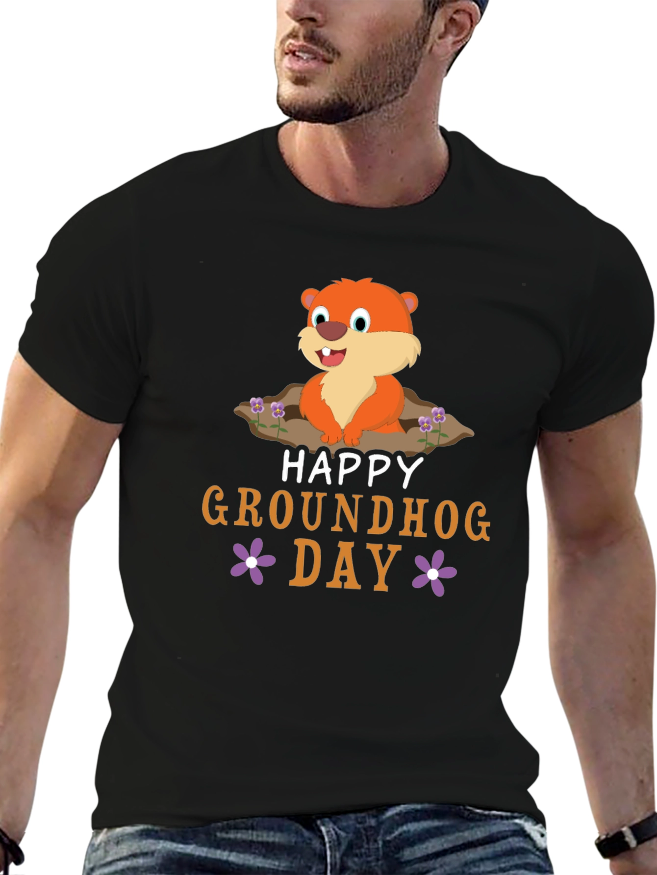 Happy Groundhog Day Graphic Tee