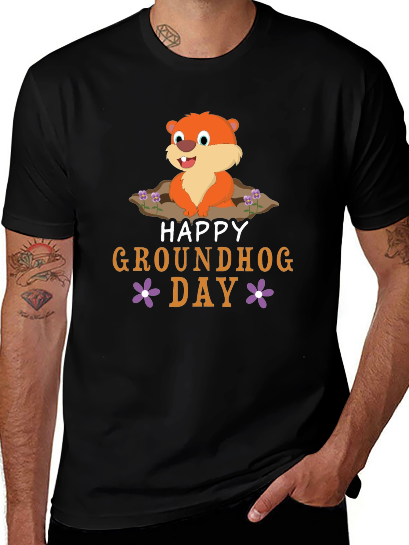 Happy Groundhog Day Graphic Tee