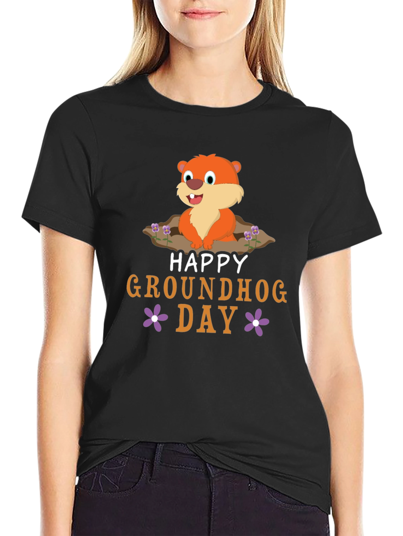 Happy Groundhog Day Graphic Tee