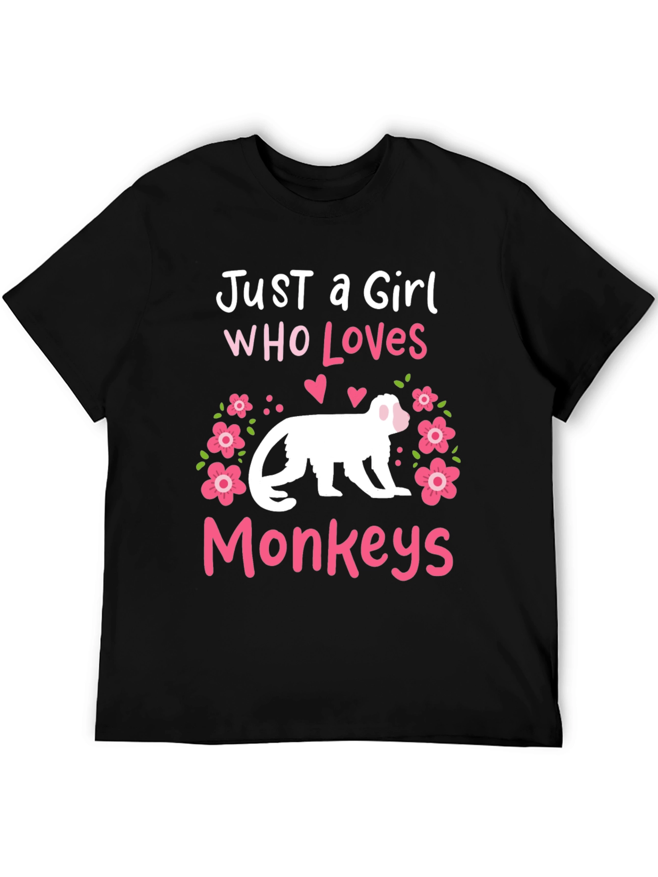 Just A Girl Who Loves Monkeys T-Shirt