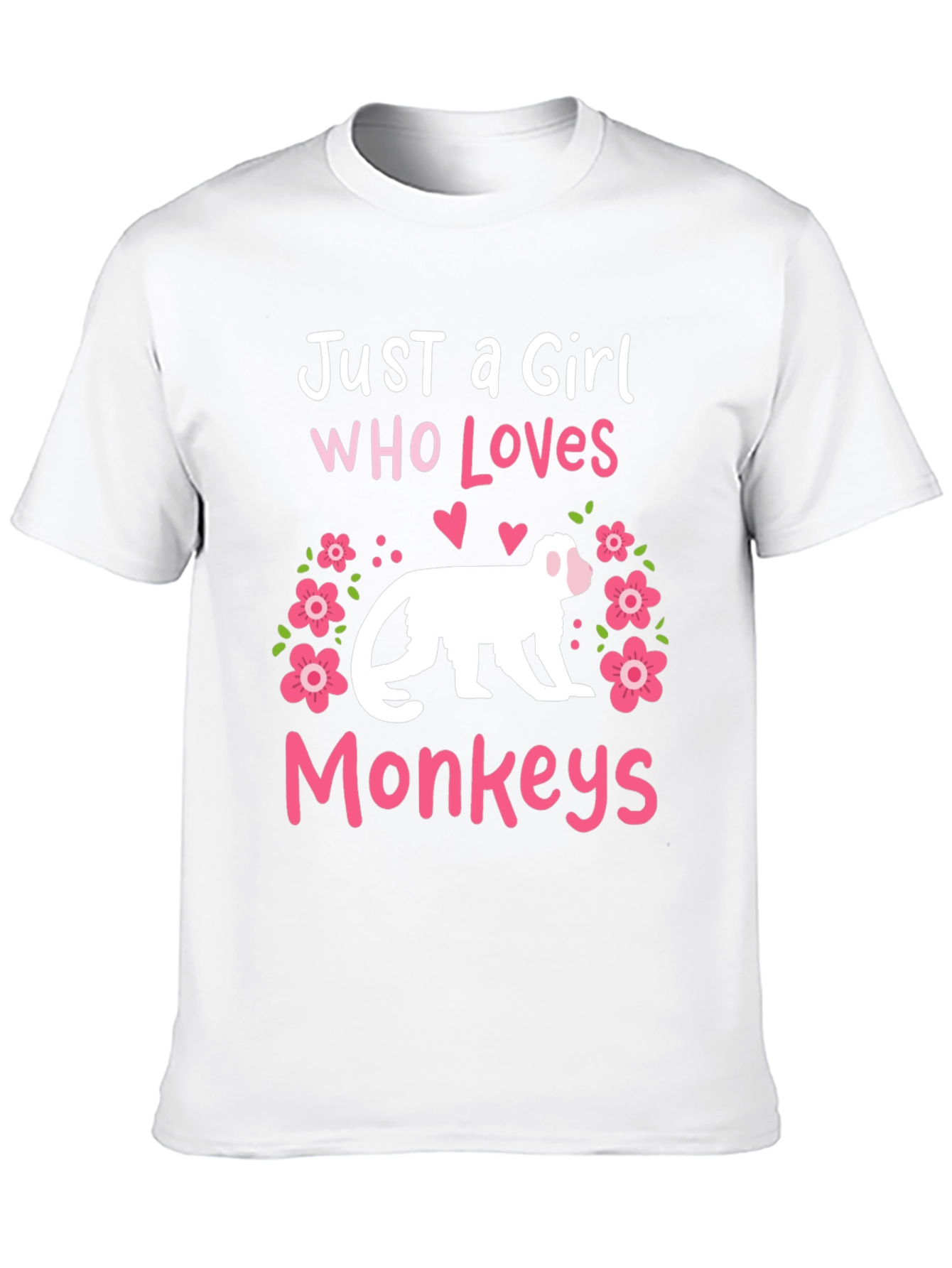 Just A Girl Who Loves Monkeys T-Shirt