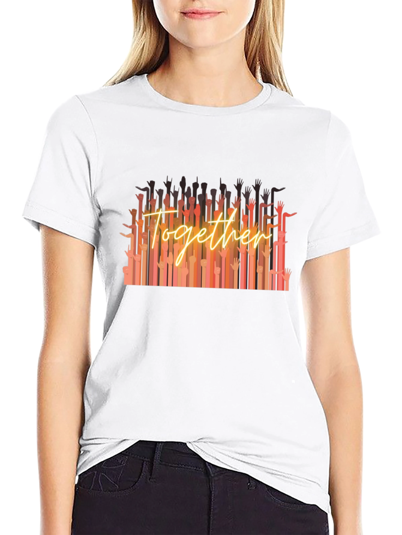Together Graphic T-Shirt - Black