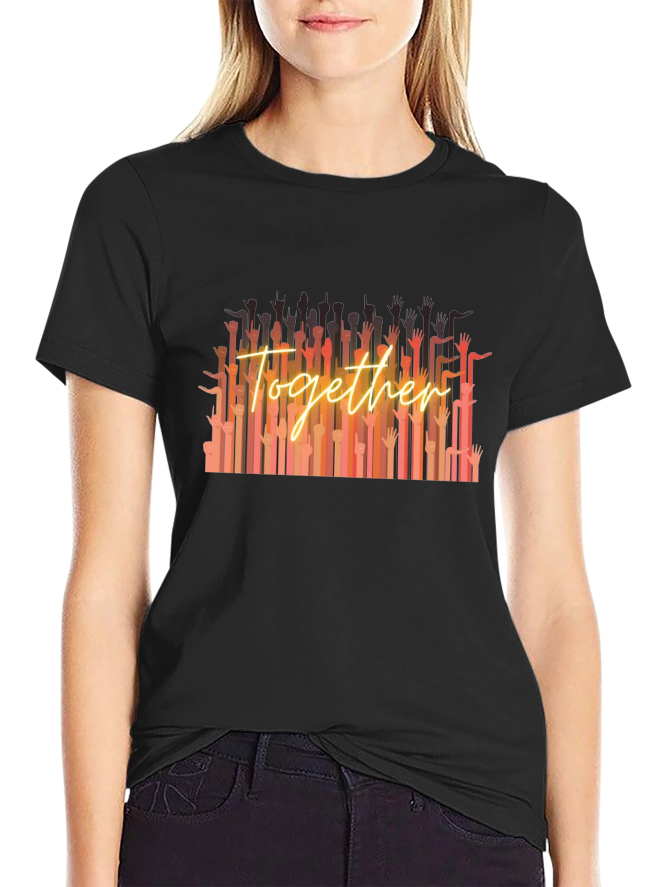 Together Graphic T-Shirt - Black