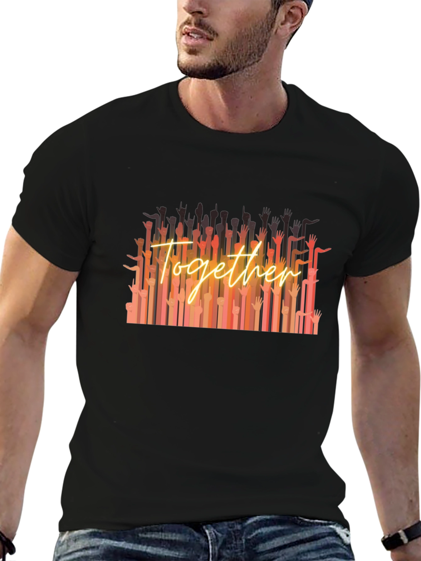 Together Graphic T-Shirt - Black