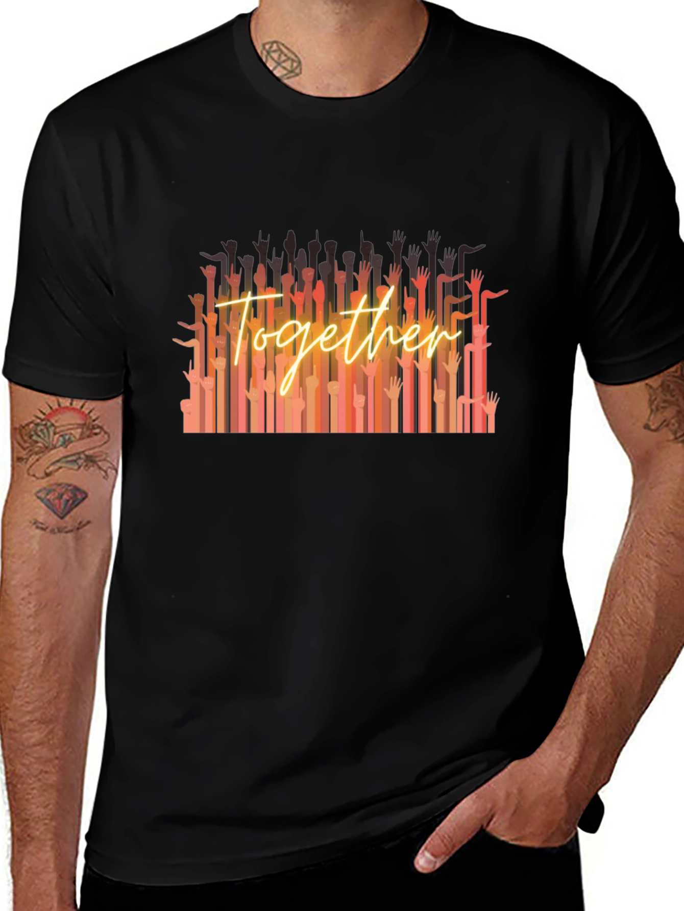 Together Graphic T-Shirt - Black