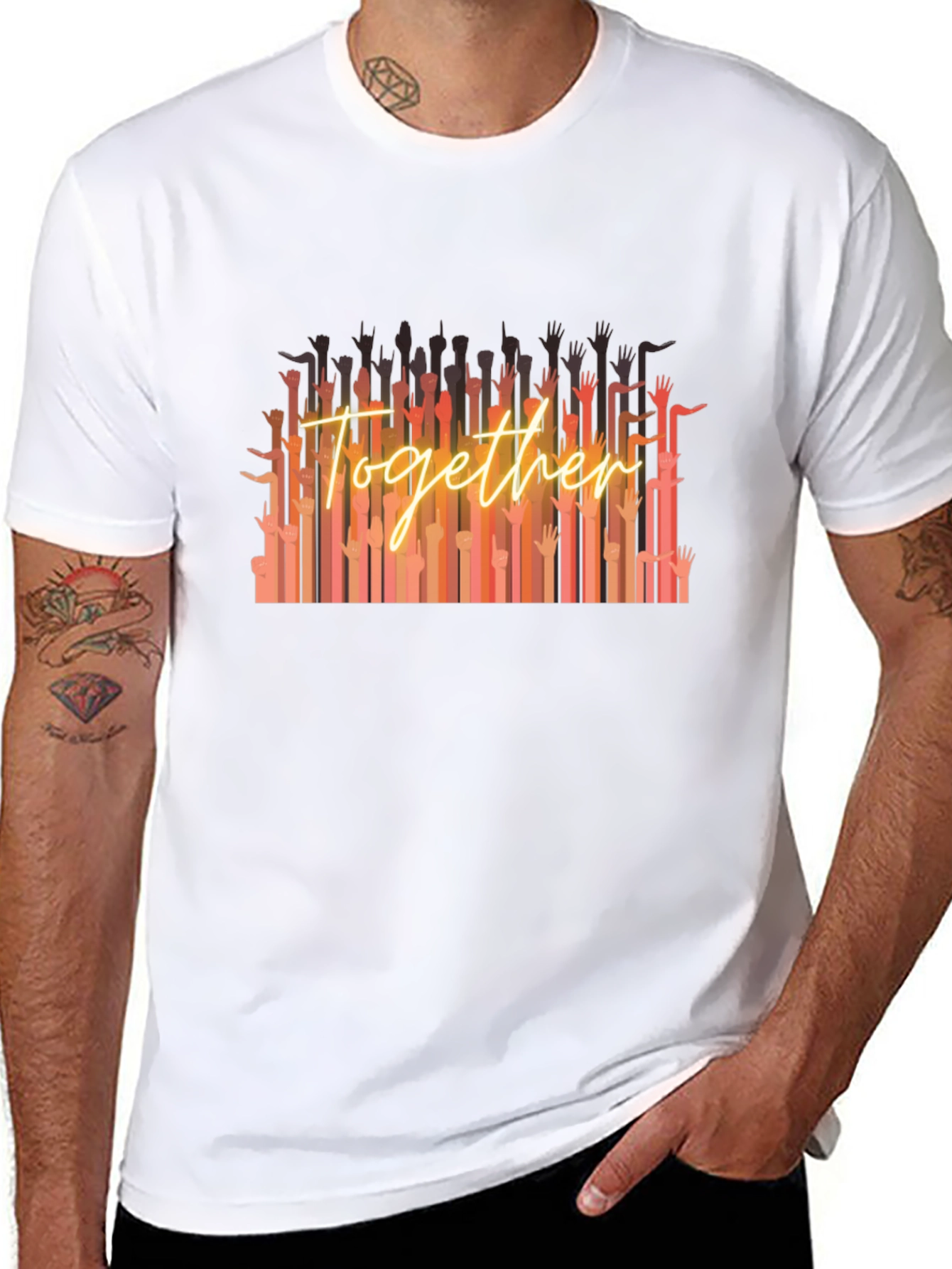 Together Graphic T-Shirt - Black