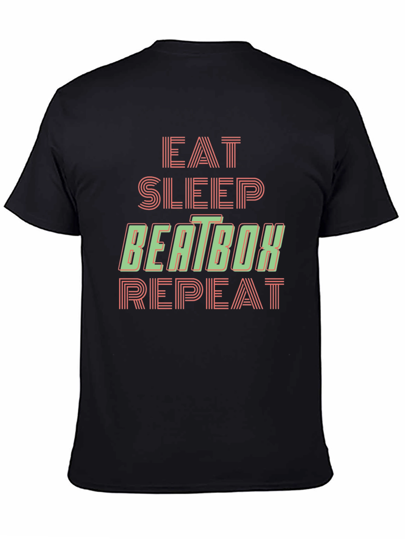 Eat Sleep Beatbox Repeat Graphic Tee