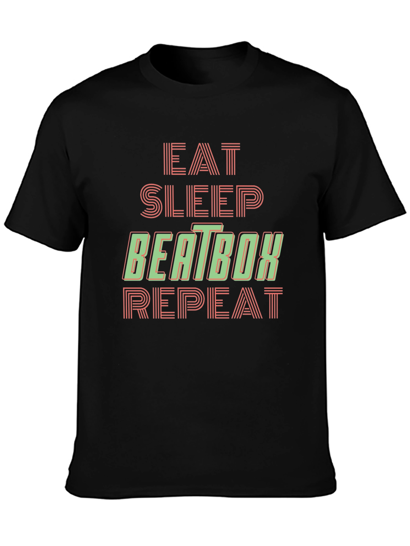 Eat Sleep Beatbox Repeat Graphic Tee