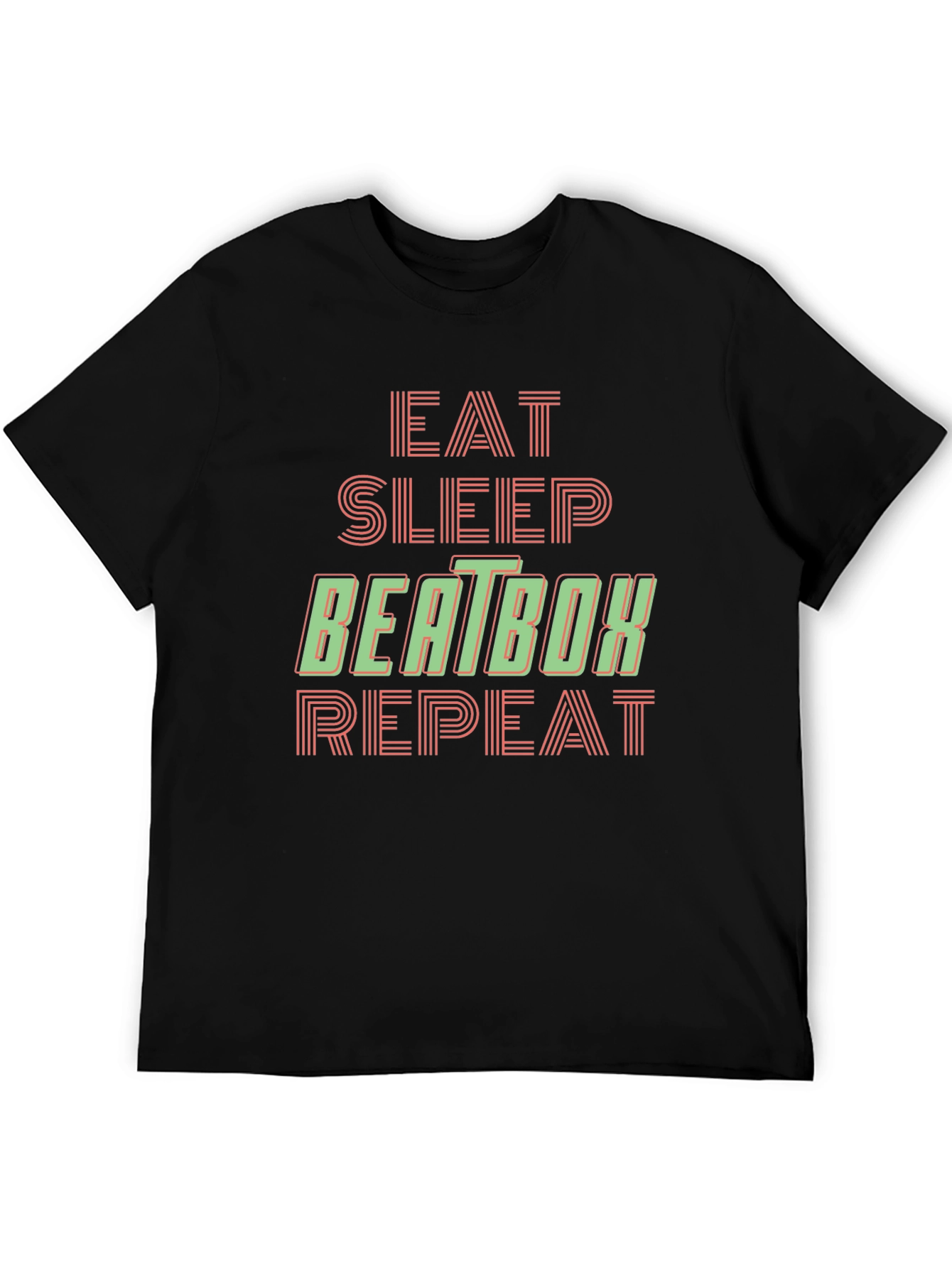 Eat Sleep Beatbox Repeat Graphic Tee