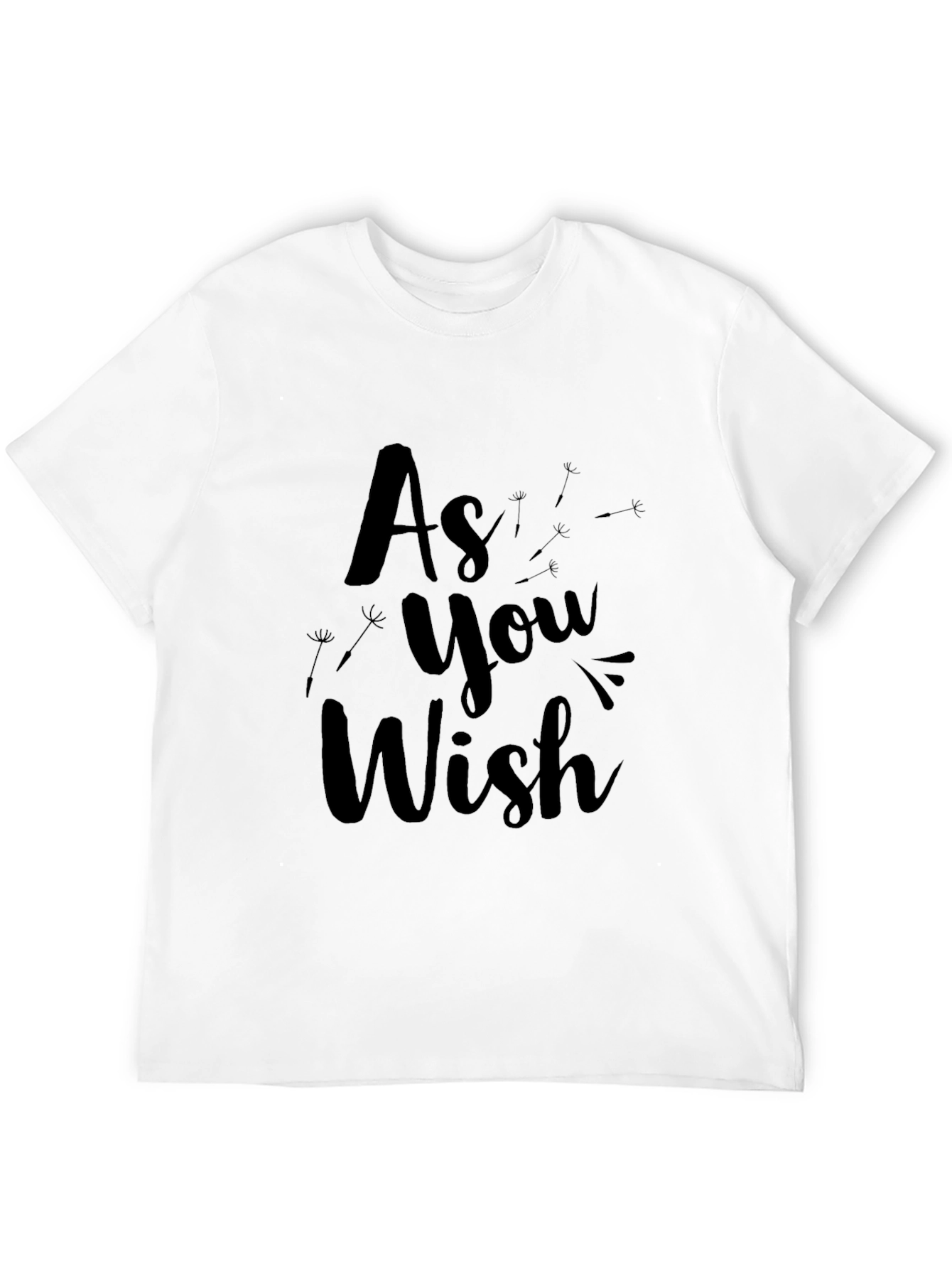 As You Wish Black Graphic Tee