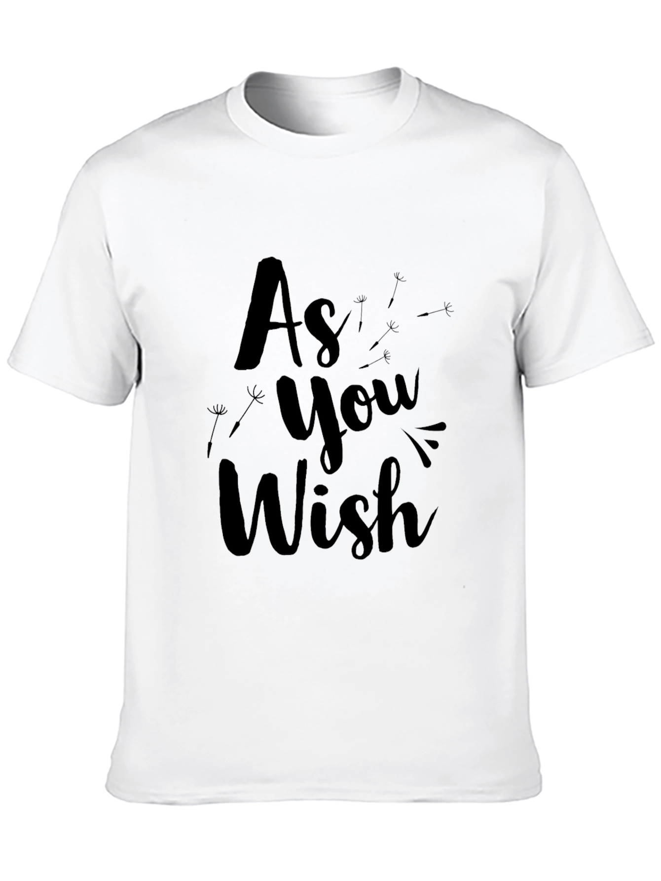 As You Wish Black Graphic Tee