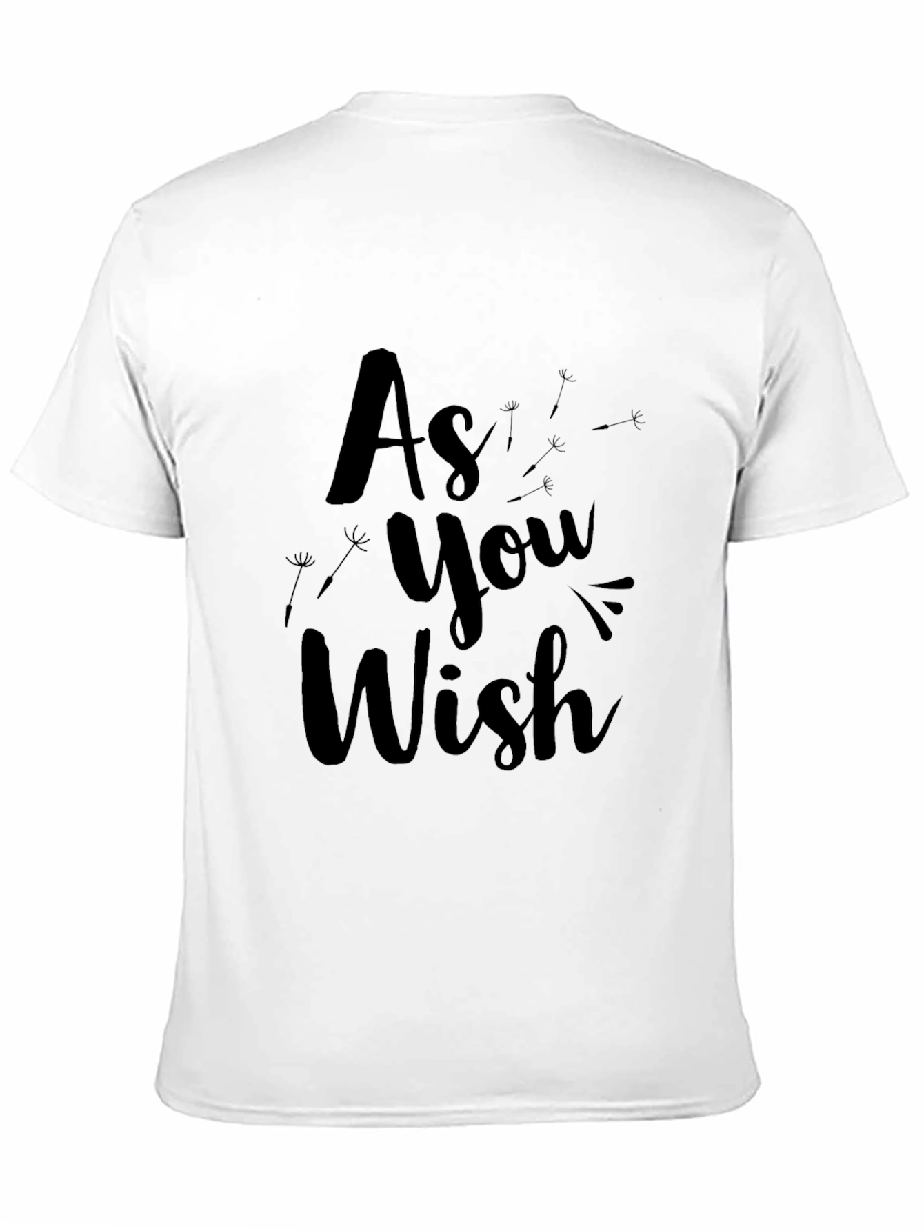 As You Wish Black Graphic Tee