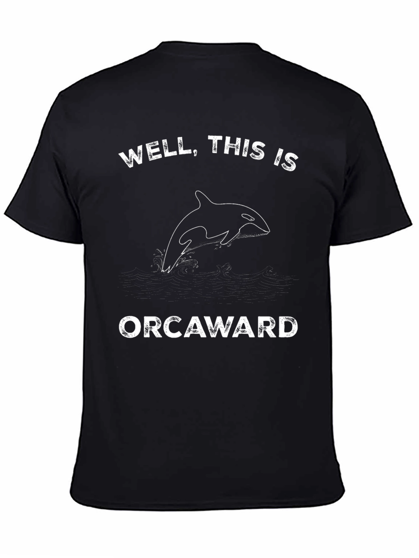 Orcaward Graphic T-Shirt - Black Novelty Tee